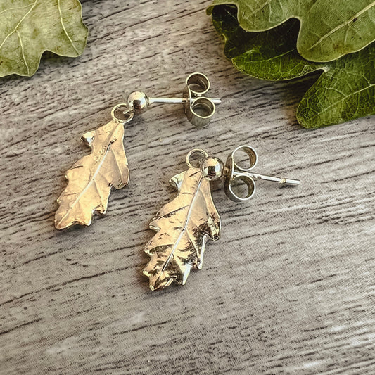 Oak Leaf Earrings